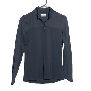 Callaway Opti‑Dri Quarter Zip Golf Pullover Black Performance Top Extra Small